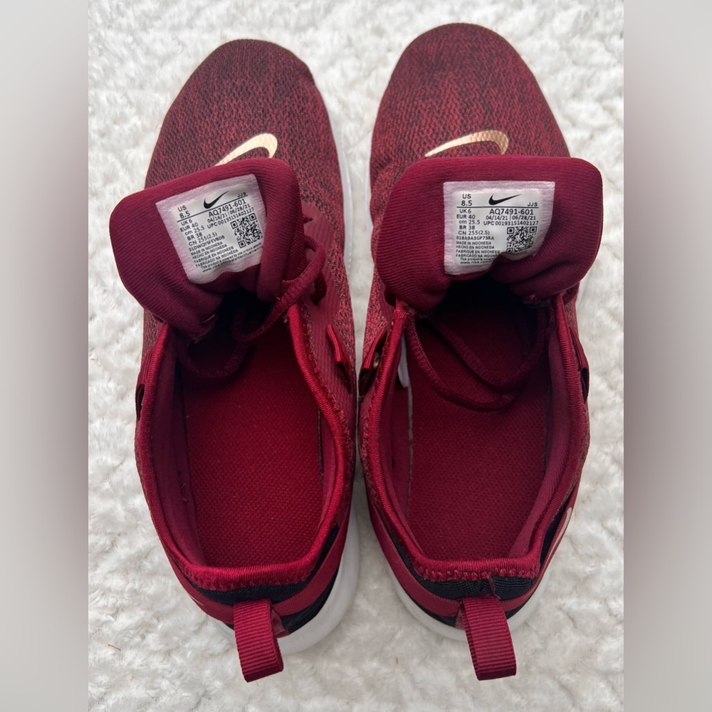 NWOT Nike Flex TR 9 Maroon Red Gold Training Shoes Women’s 8.5 - Picture 4 of 12
